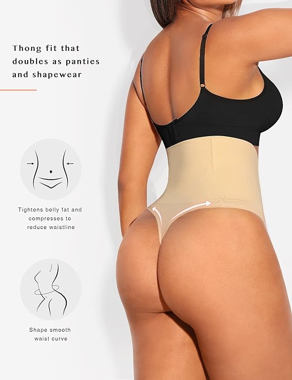 Gaine Tanga Réductrice Avec Contrôle Abdominal Lingerie Gainante