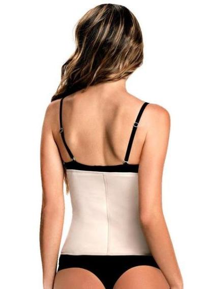 Gaine Ceinture Réductrice Haute Compression Beige