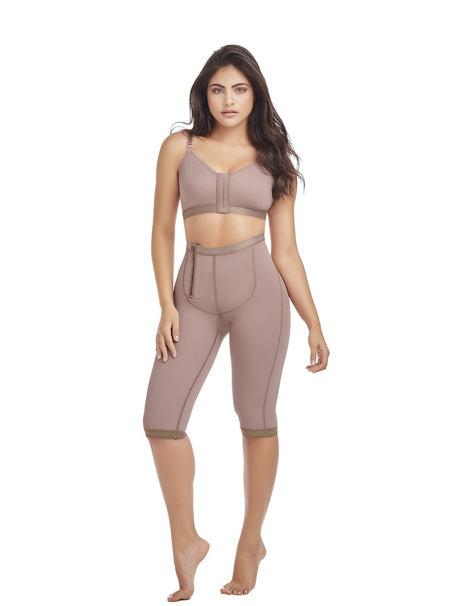 Gaine Capri 3/4 Post-Chirurgicale Jusqu'Au Genou