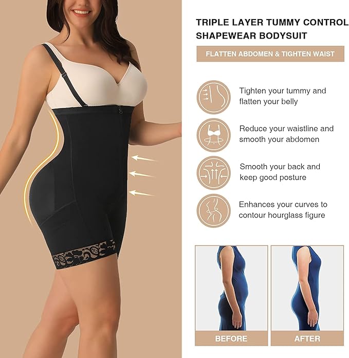 Gaine Courte Ajustable Avec Un Vrai Effet Push-Up