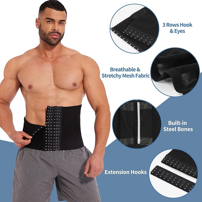 Ceinture de compression ferme pour homme, idéale pour le fitness et la salle de sport