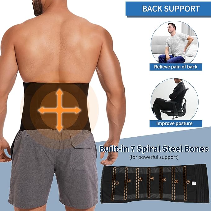 Ceinture de compression ferme pour homme, idéale pour le fitness et la salle de sport