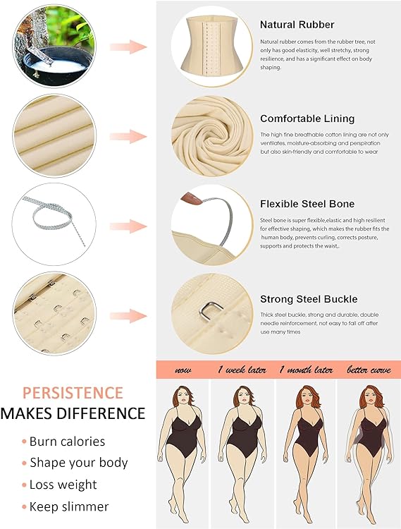 Gaine Ceinture Latex Sport Soutien Lombaire Et Réducteur De Taille