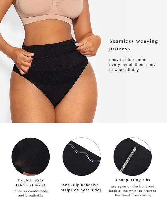 Gaine Tanga Réductrice Avec Contrôle Abdominal Lingerie Gainante