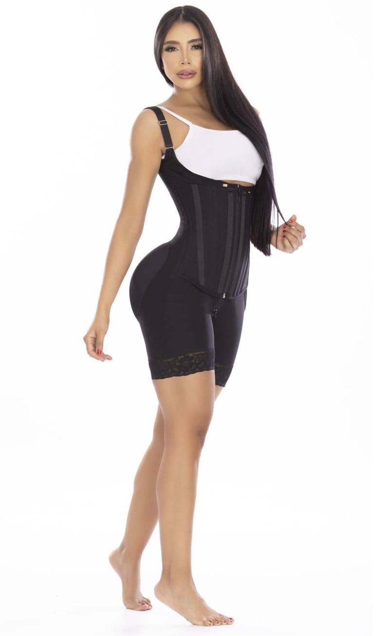 Gaine Colombienne Double Fermeture Post-Chirurgie Post-Partum Usage Quotidien