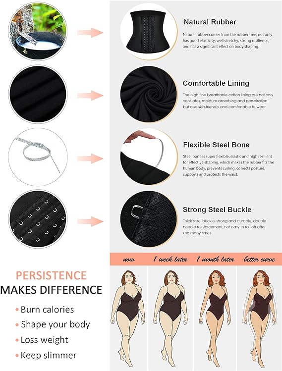 Gaine Ceinture Latex Sport Soutien Lombaire Et Réducteur De Taille