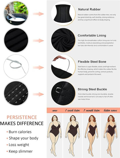 Gaine Ceinture Latex Sport Soutien Lombaire Et Réducteur De Taille