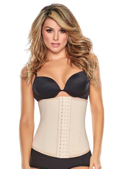 Gaine Ceinture Réductrice Haute Compression Beige