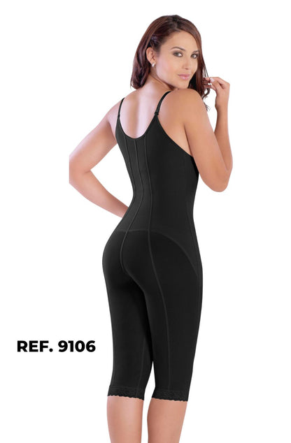 Gaine Colombienne Sans Manches Style Capri Avec Fermeture Éclair Sur Le Devant Maria E