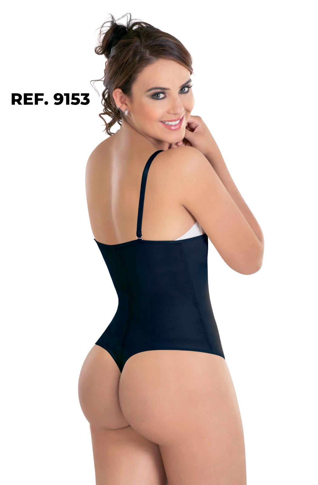 Gaine String À Bretelles Triconettes Body Colombien Haute Élasticité Contrôle Du Ventre Et De La Taille Maria E