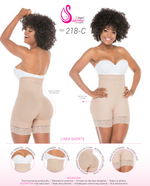 Gaine Short Remonte Fesse Salome Avec Effet Push Up BBL Coutures Invisibles