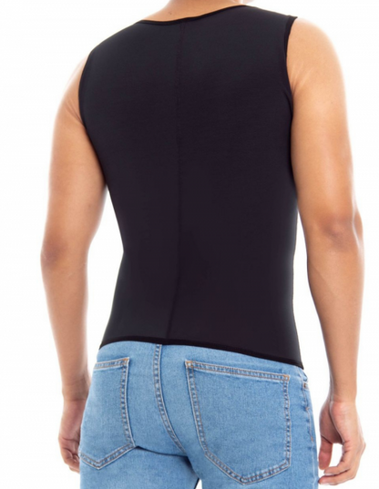 Gilet gilet Pitbull pour homme avec fermeture à pression, noir