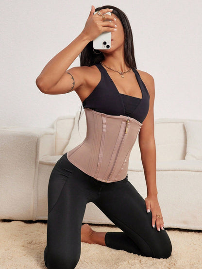 Gaine Post-Opératoire Effet Sablier Pour Femme Couleur Cacao