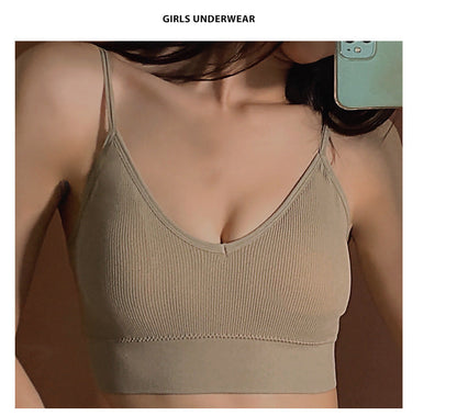 Ensemble De Sous-Vêtements Sans Couture Bralette Et String Culotte Disponible En Différentes Couleurs