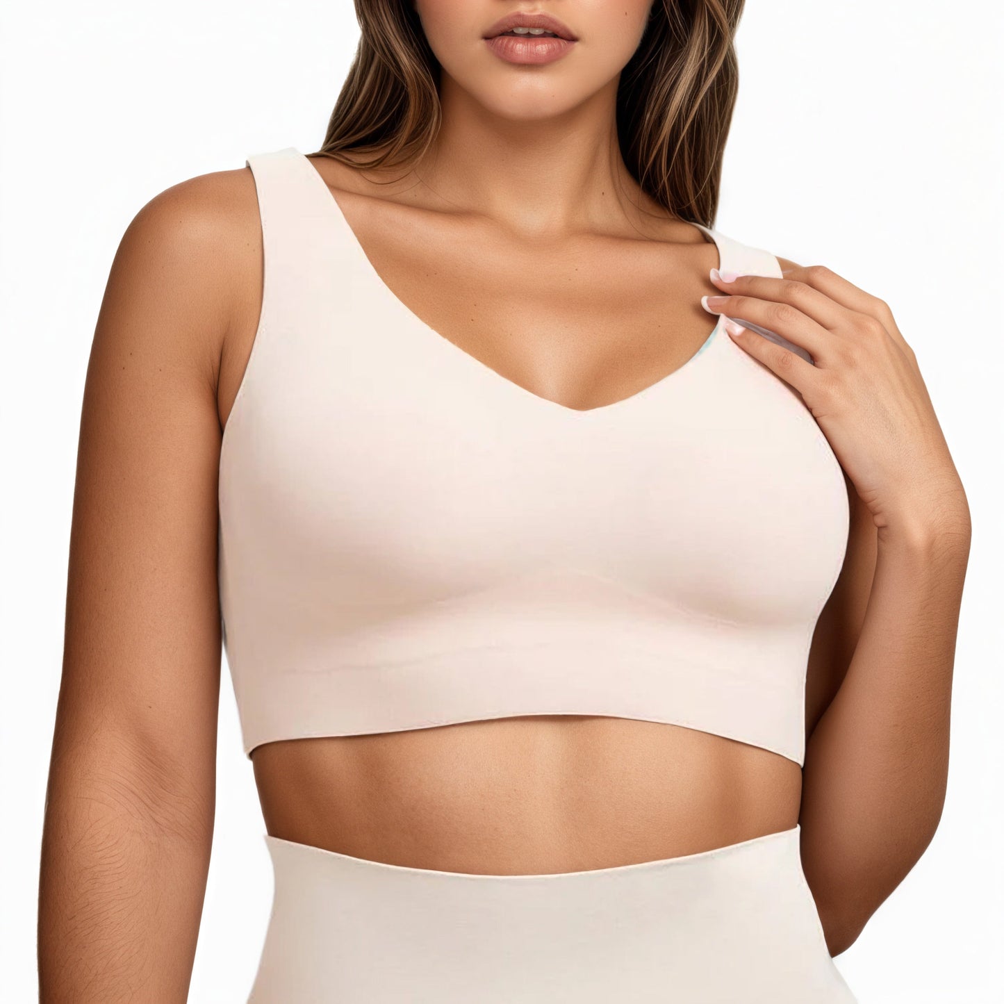 Soutien-Gorge Réducteur De Rouleau Dorsal Sans Couture Confortable