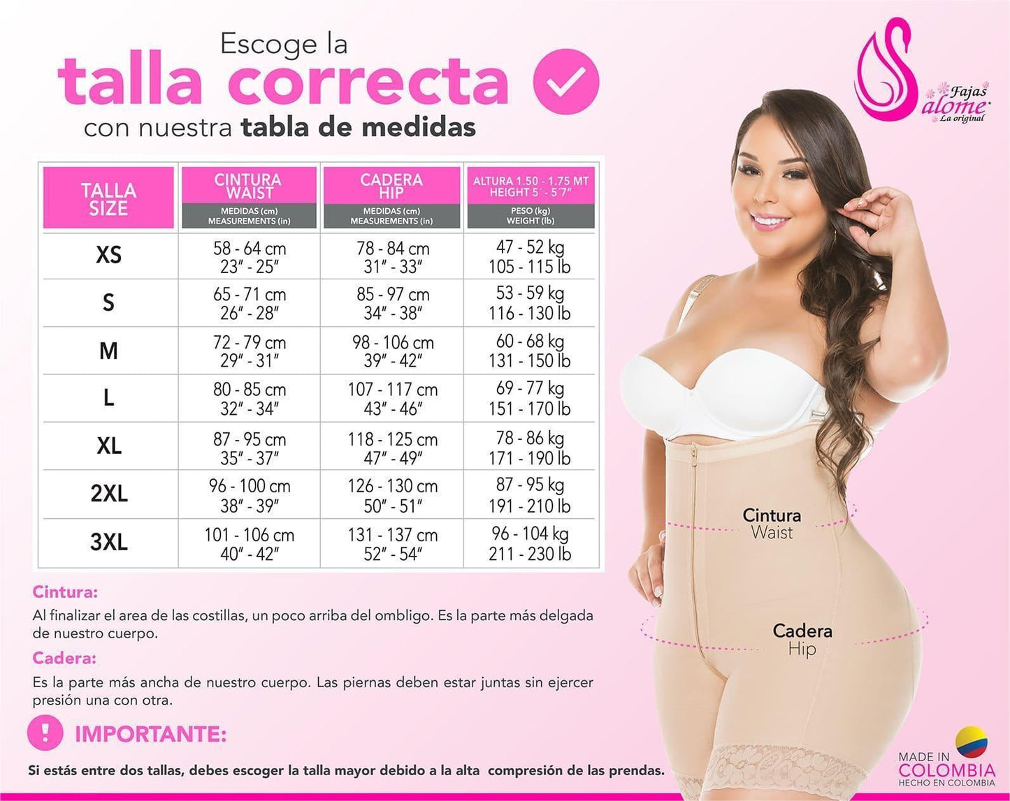 Gaine Combinaison Colombienne Remonte Fesses Post Opératoire