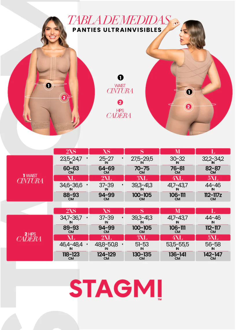 Gaine Invisible Short Stagmi Compression Abdominale et Rehaussement des Fesses