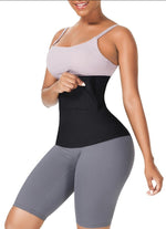 Bande De Compression Abdominale En Latex Noir