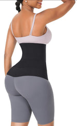 Bande De Compression Abdominale En Latex Noir