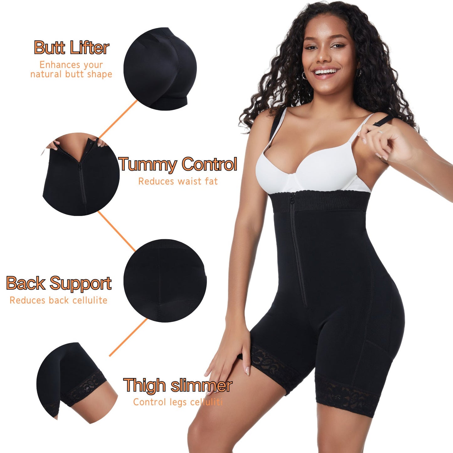 Gaine Courte Ajustable Avec Un Vrai Effet Push-Up