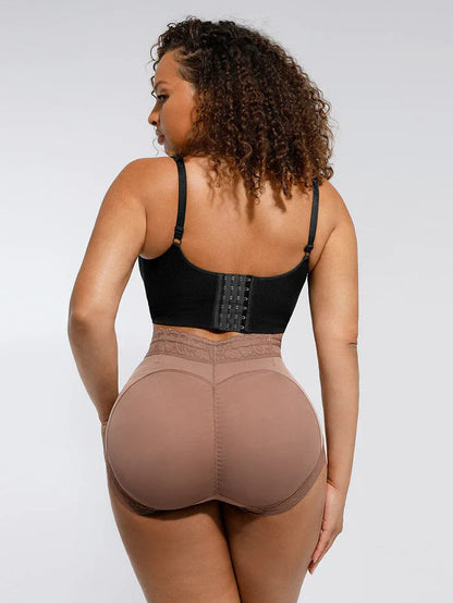 Gaine Culotte Shorty Soulève Les Fesses Effet Push-Up Pêche