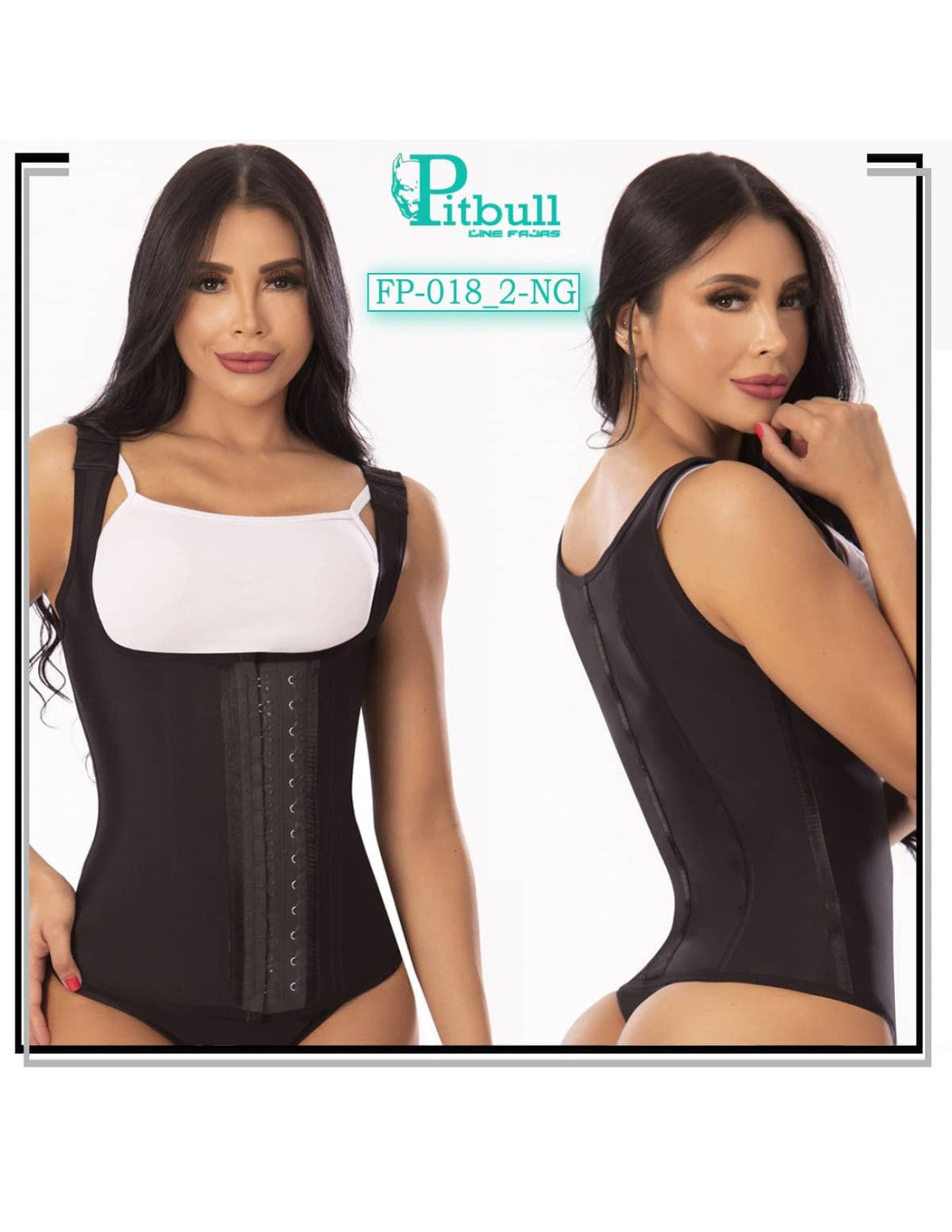 Gaine Gilet Latex Pitbull avec 3 Niveaux de Fermeture