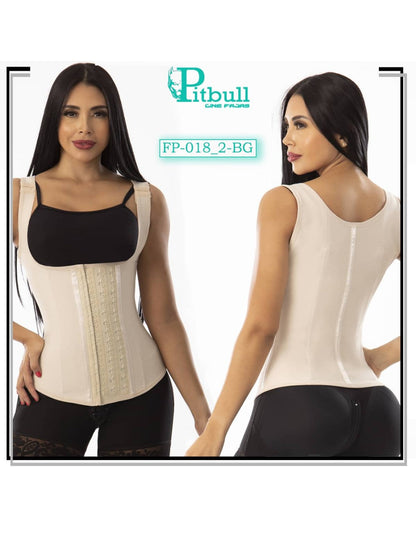 Gaine Gilet Latex Pitbull avec 3 Niveaux de Fermeture