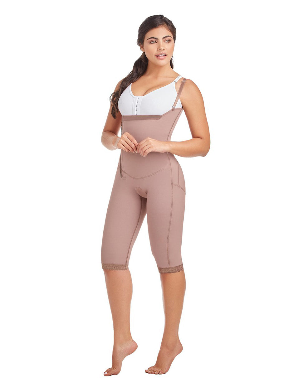 Gaine Dos Haut Avec Fermeture Latérale Bretelles Et Renforcement Des Fessiers