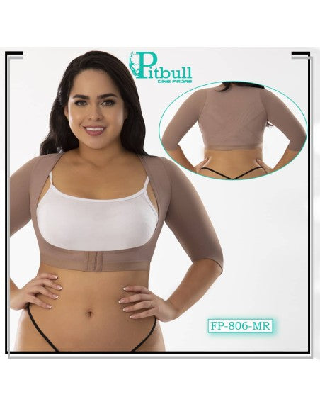 Gilet Post-Opératoire Avec Manches Modelage Des Bras Rouleaux