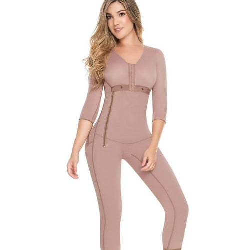 Gaine Combinaison Complète Manche Longues Avec Soutien-Gorge Fajate