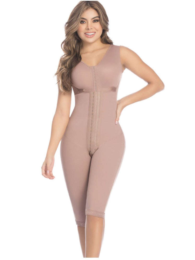 Gaine Colombienne Complète Avec Soutien-Gorge Ajustable Trois Niveaux De Crochets