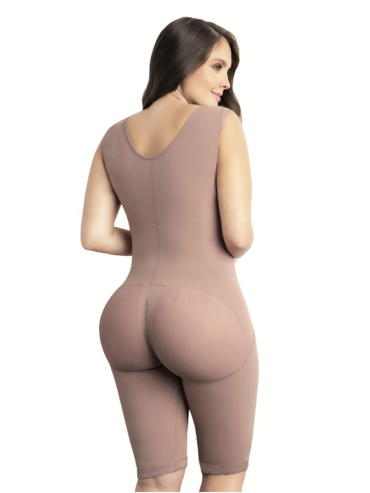 Gaine Colombienne Complète Avec Soutien-Gorge Ajustable Trois Niveaux De Crochets