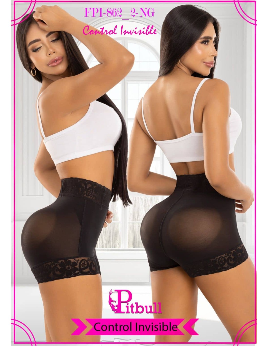 Gaine Short Réductrice Ultra Invisible Remonte Fesses Push Up