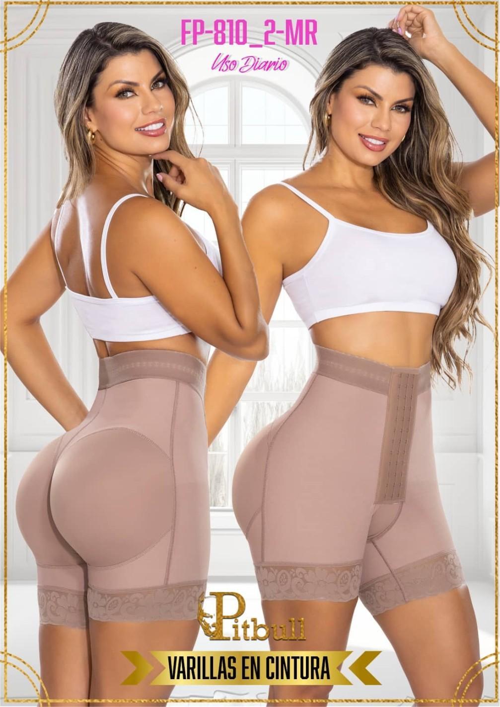 Gaine Short Remonte Fesses Avec Rangées De Crochets Effet Push-Up