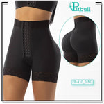 Gaine Short Remonte Fesses Avec Rangées De Crochets Effet Push-Up