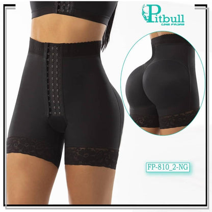 Gaine Short Remonte Fesses Avec Rangées De Crochets Effet Push-Up