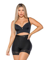 Faja short con compresión de abdomen y levanta glúteos invisible stagmi smi04024