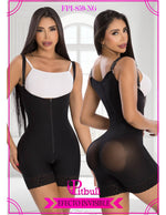 Gaine Colombienne Mi-Jambe Effet Invisible Post-Op Usage Quotidien