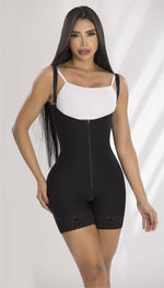 Gaine Colombienne Mi-Jambe Effet Invisible Post-Op Usage Quotidien