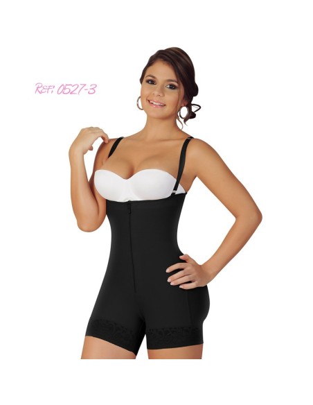 Gaine Shorty De Haute Compression Post-Chirurgicale Avec Bretelles Amovibles