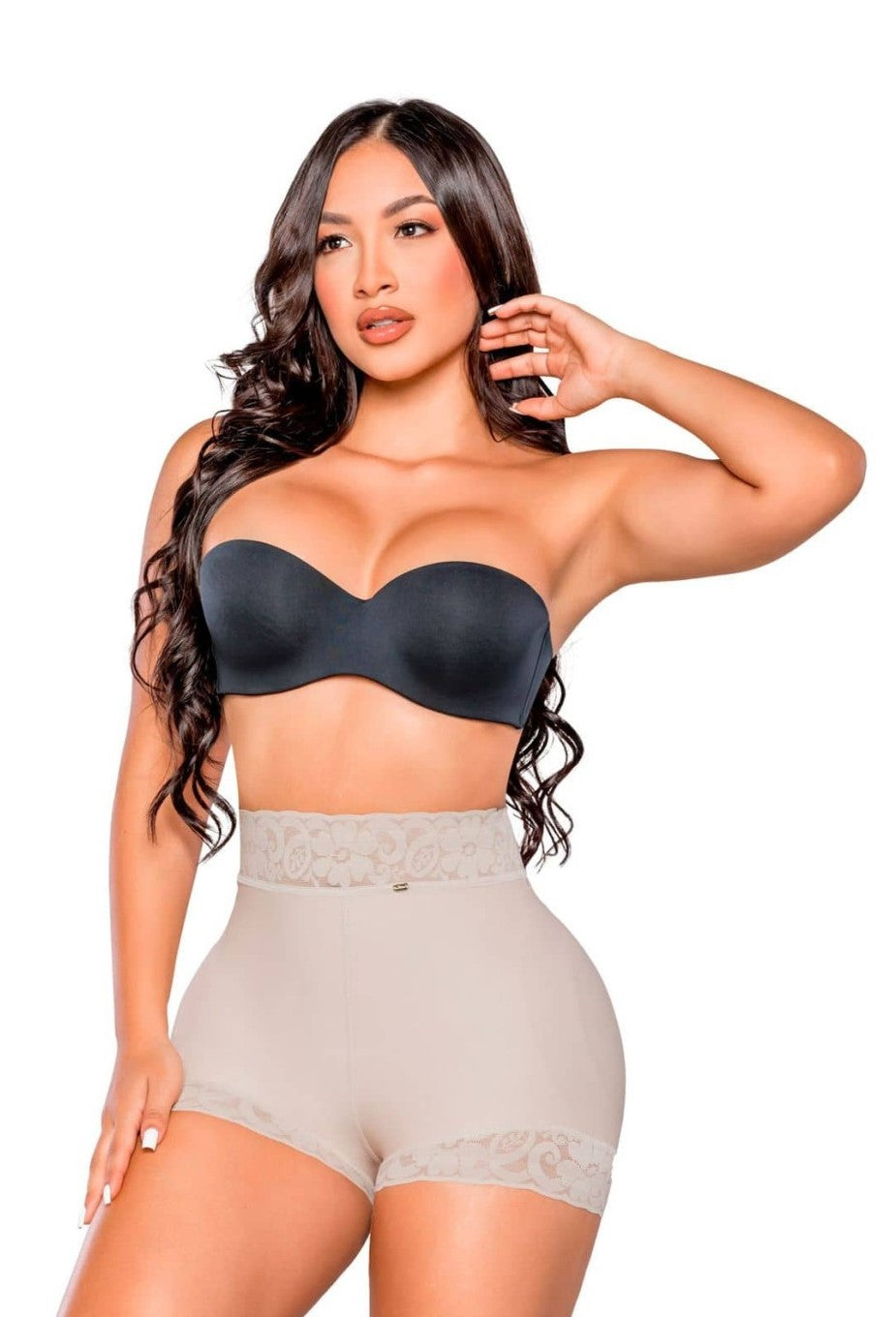 Gaine Short Colombienne Avec Coutures Invisibles Effet Push-Up Stagmi