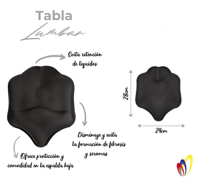 Planche Lombaire Anatomique Post-Opératoire Maria E