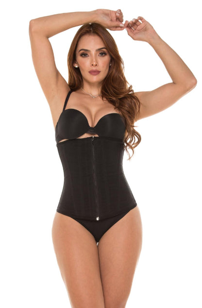 Gaine En Latex Avec Fermeture Éclair Avant Maria E Post-Chirurgie Et Post-Accouchement