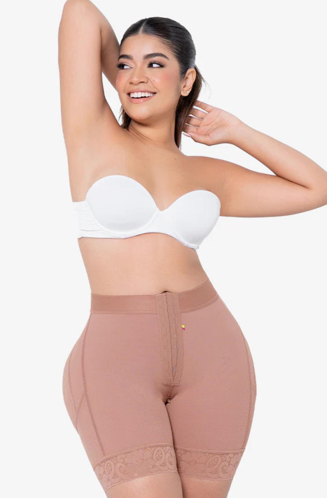 Short Lift Butt Shaper Taille Basse Améliorant Les Fesses Gaine Colombienne Maria E