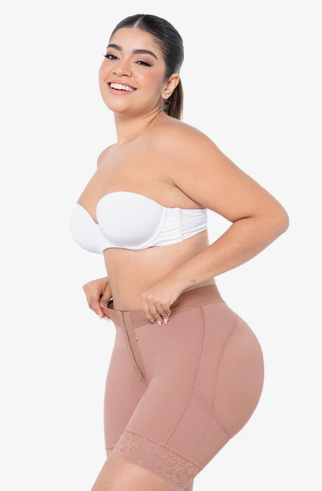 Short Lift Butt Shaper Taille Basse Améliorant Les Fesses Gaine Colombienne Maria E