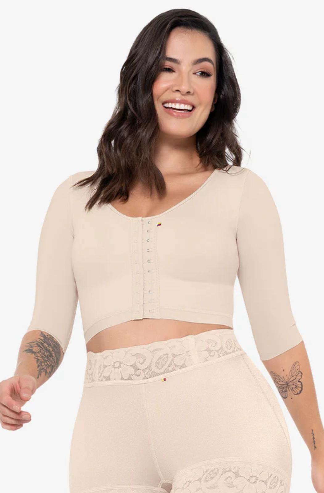 Soutien-Gorge Post-Chirurgical Maria E Avec Manches Et Contrôle Moyen