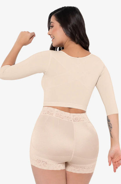 Soutien-Gorge Post-Chirurgical Maria E Avec Manches Et Contrôle Moyen