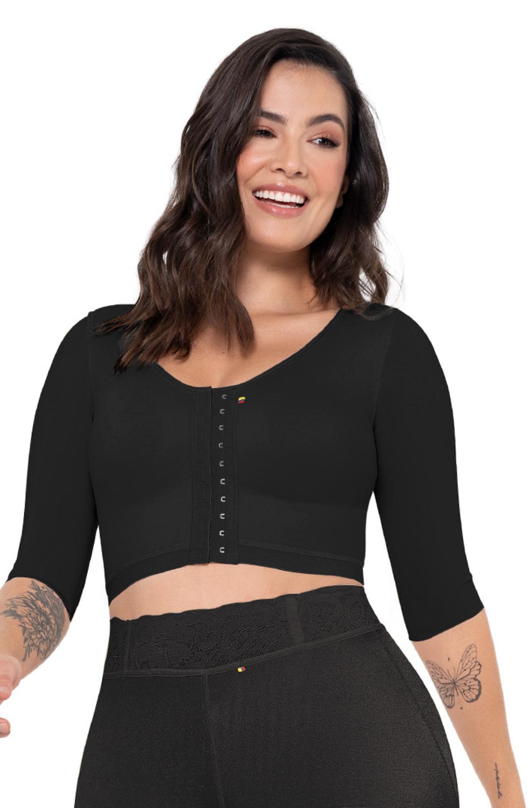 Soutien-Gorge Post-Chirurgical Maria E Avec Manches Et Contrôle Moyen