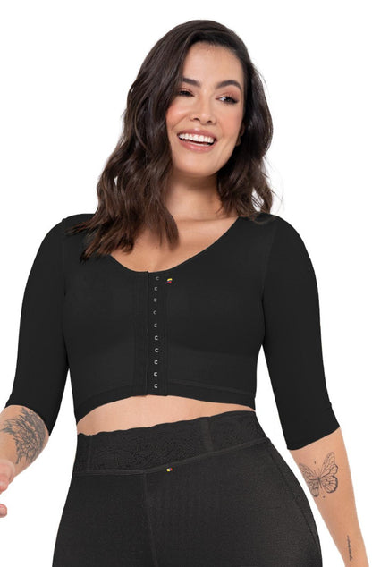 Soutien-Gorge Post-Chirurgical Maria E Avec Manches Et Contrôle Moyen