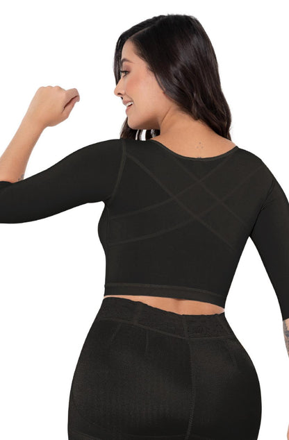 Soutien-Gorge Post-Chirurgical Maria E Avec Manches Et Contrôle Moyen